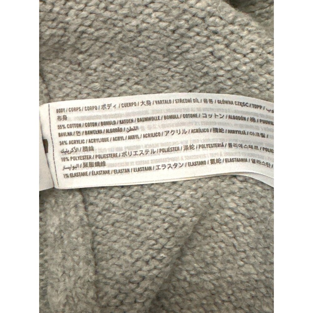 Abercrombie Kids Size 15 Gray Girl Draped Waterfall Cardigan Soft Knit Open Fron - Picture 9 of 13